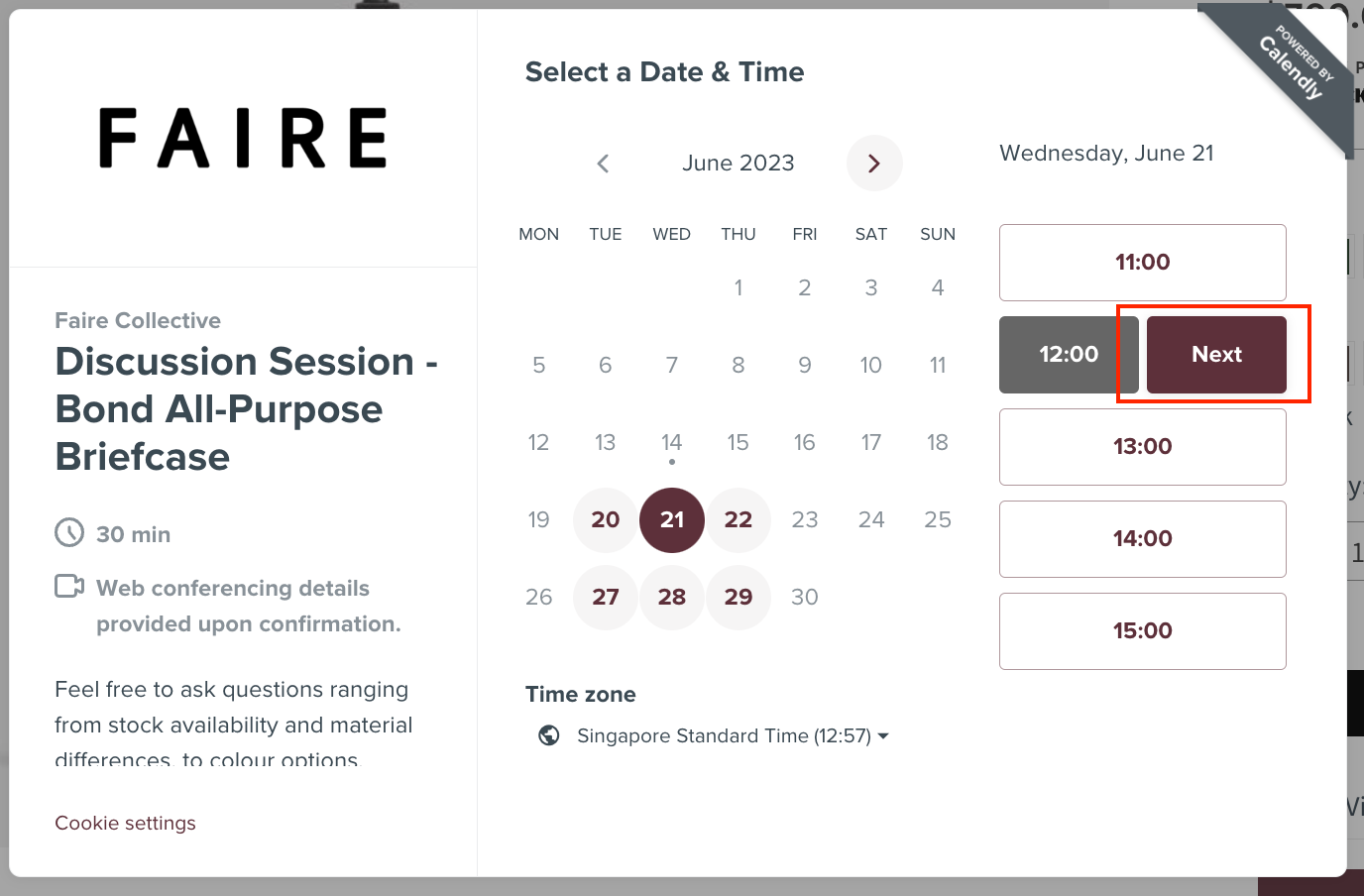 Book a Video Session