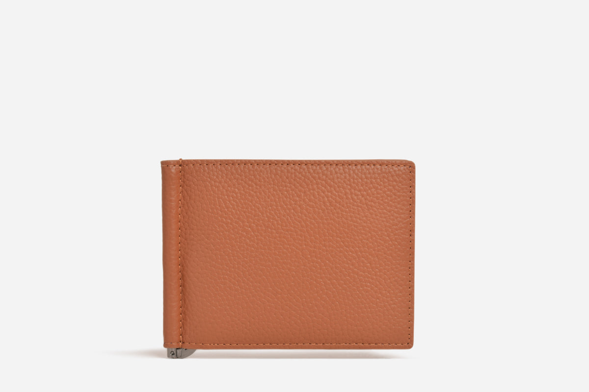 Slim Leather Wallet - Neo Bifold Wallet with Money Clip, Faire Collective